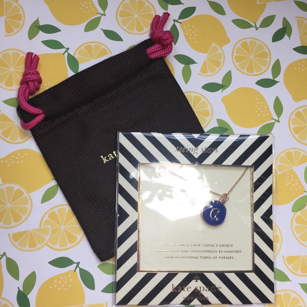 Kate Spade SAGITTARIUS Enamel zodiac necklace